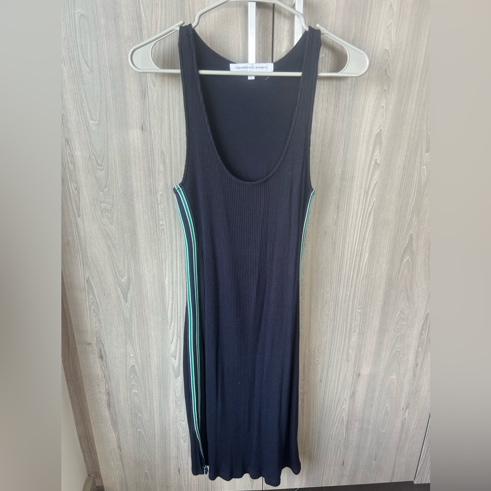 Cupcakes and Cashmere Navy Track dress